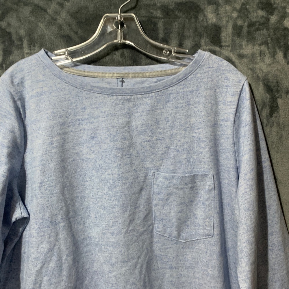 Ridgecut T-Shirt Women XL Blue Heathered Pocket Long Sleeve RC11011 EUC - Picture 4 of 15